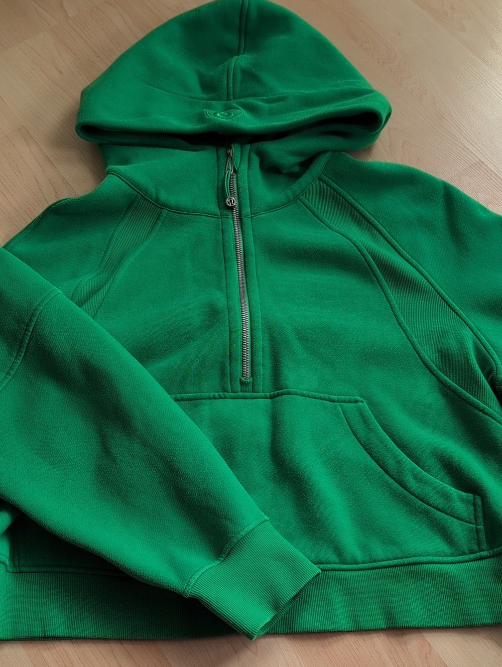 lululemon athletica Green Half-Zip Hoodie